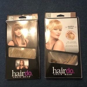 Hairdo clip in bang pieces - 2 pieces